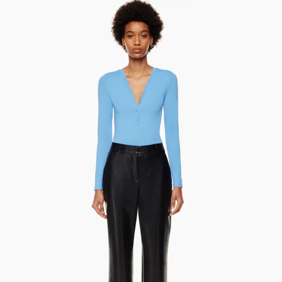 NWT Babaton contour Henley long sleeve bodysuit - Picture 3 of 11